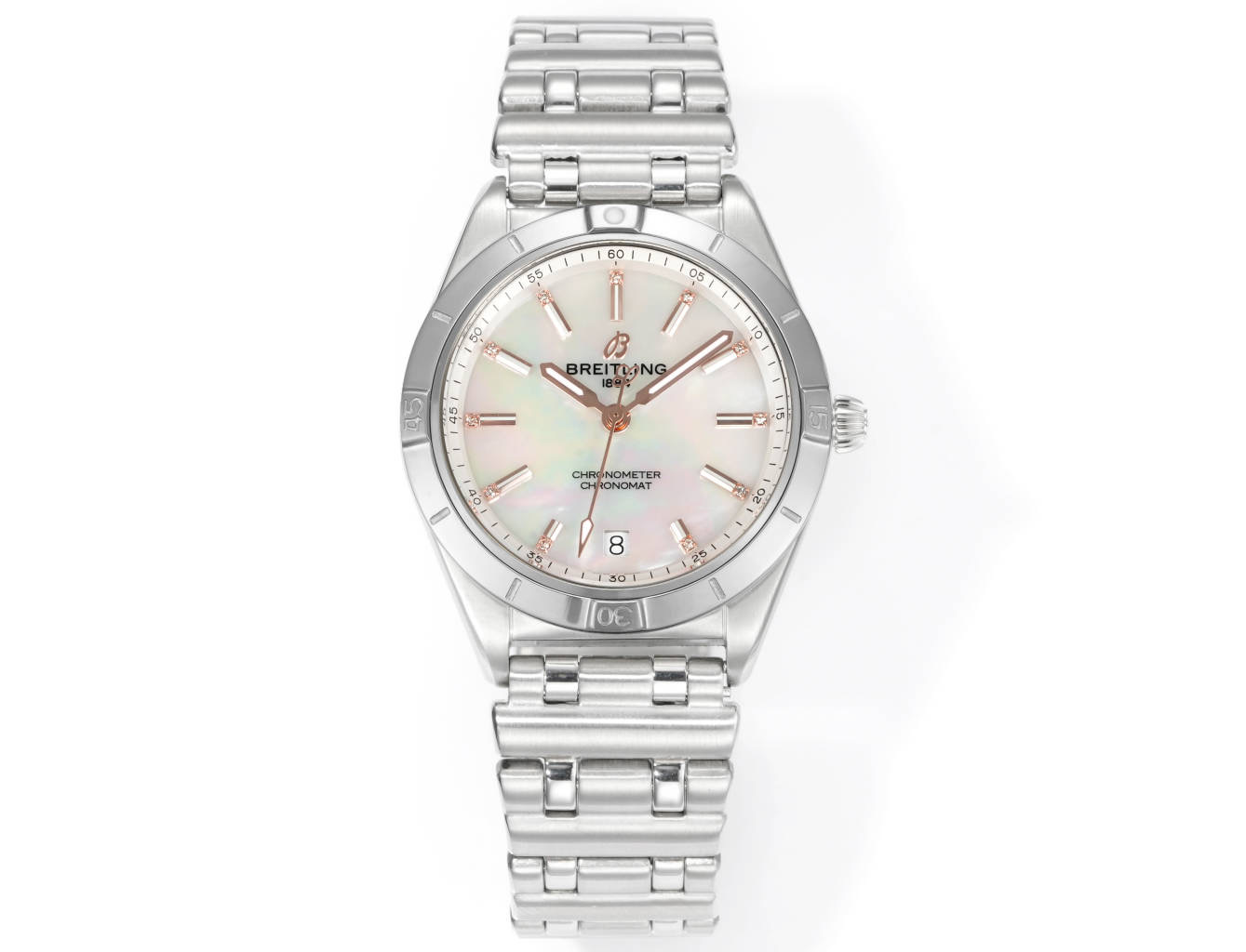 Breitling Watch 36mm Silver - watch0142 - Image 4