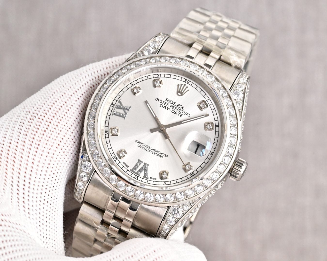 Rolex Watch 41mm White / Gold - watch0173 - Image 4