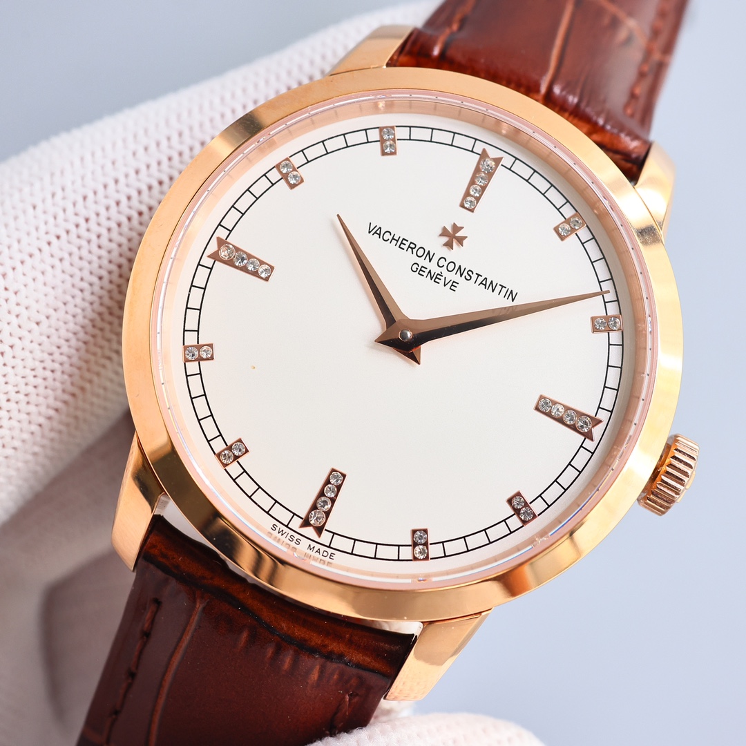 Vacheron Constantin Watch White / Gold - watch0244 - Image 4