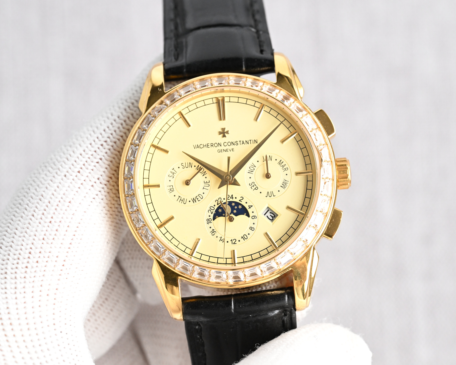 Vacheron Constantin Watch 35mm White / Gold - watch0279 - Image 4