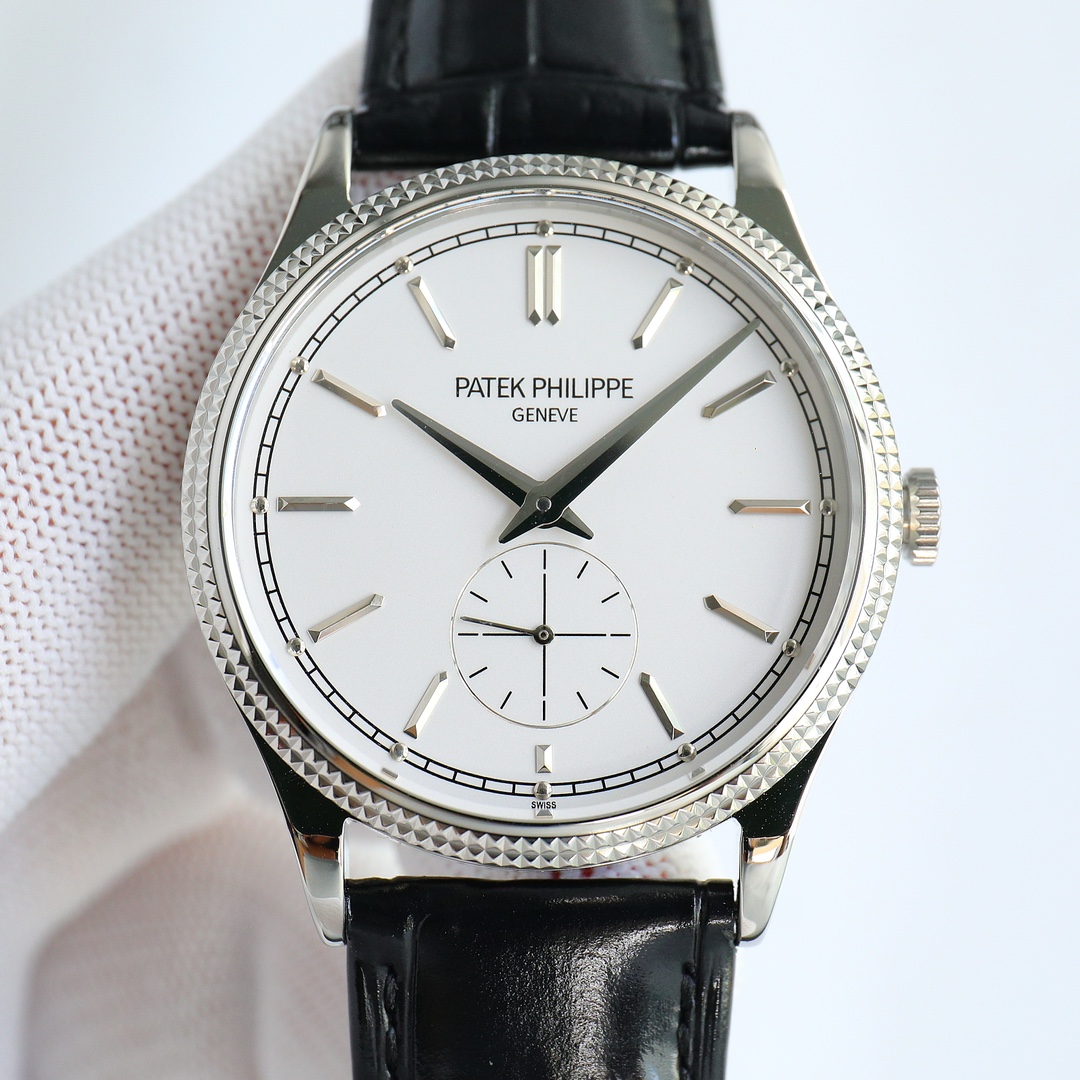 Patek Philippe Watch 39mm White / Gold - watch0292 - Image 4