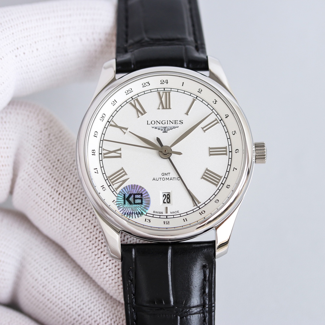 Longines Watch 40mm Black / White - watch0294 - Image 4
