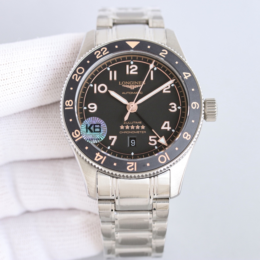 Longines Watch 42mm White / Blue - watch0306 - Image 4