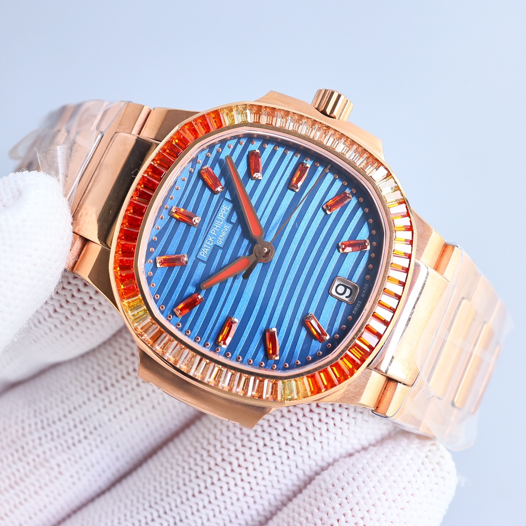 Patek Philippe Nautilus 35.2mm Rose Gold - watch0315 - Image 4