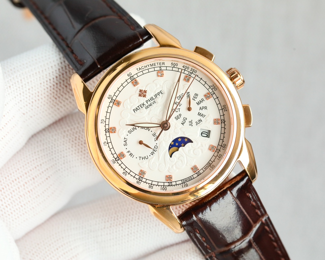 Patek Philippe Watch 41mm Silver - watch0326 - Image 4