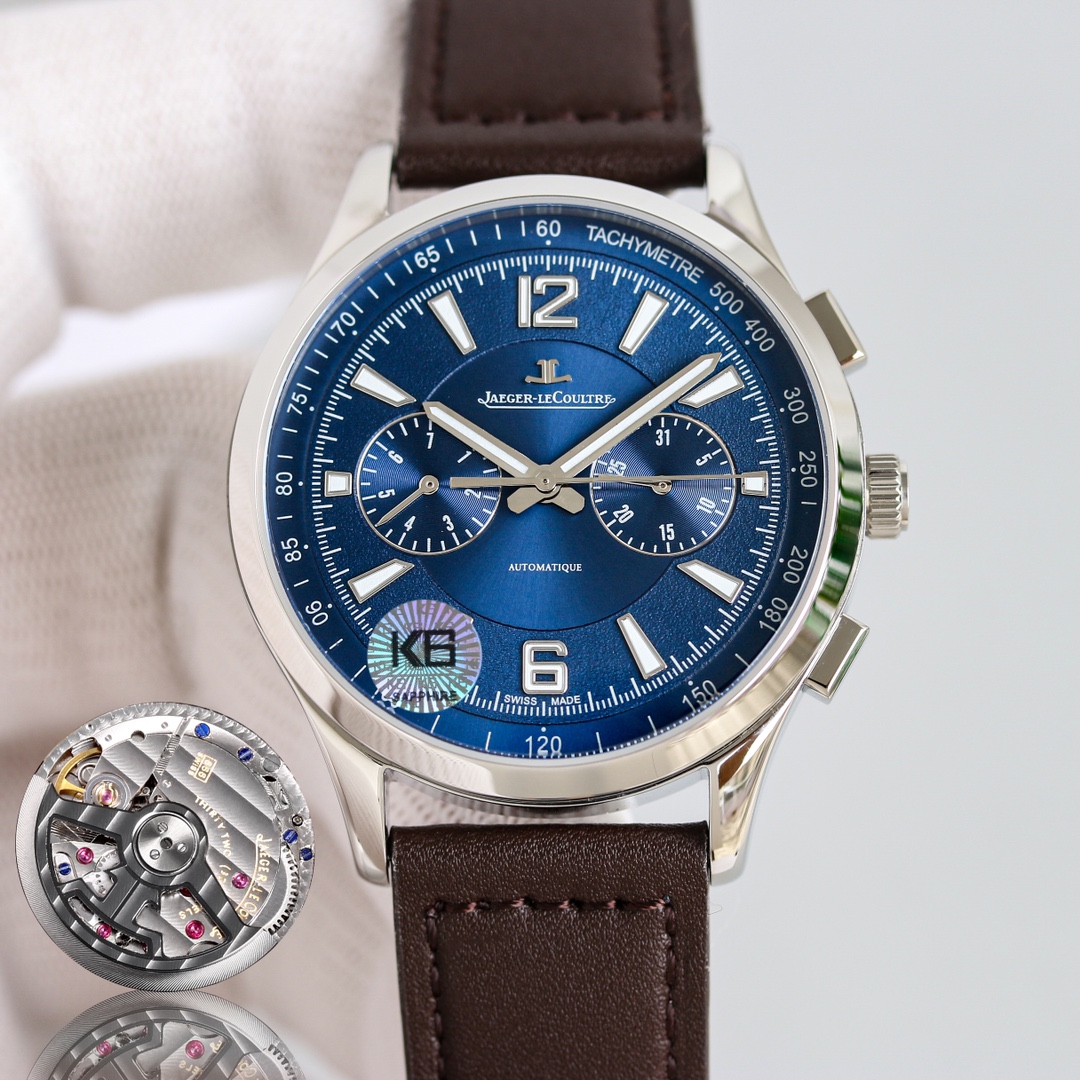 Jaeger-LeCoultre Watch 42mm White / Rose Gold - watch0366 - Image 4