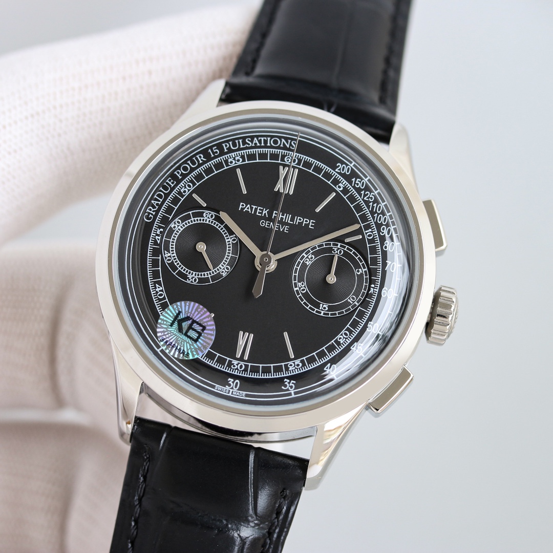 Patek Philippe Watch 42mm White / Gold - watch0398 - Image 4