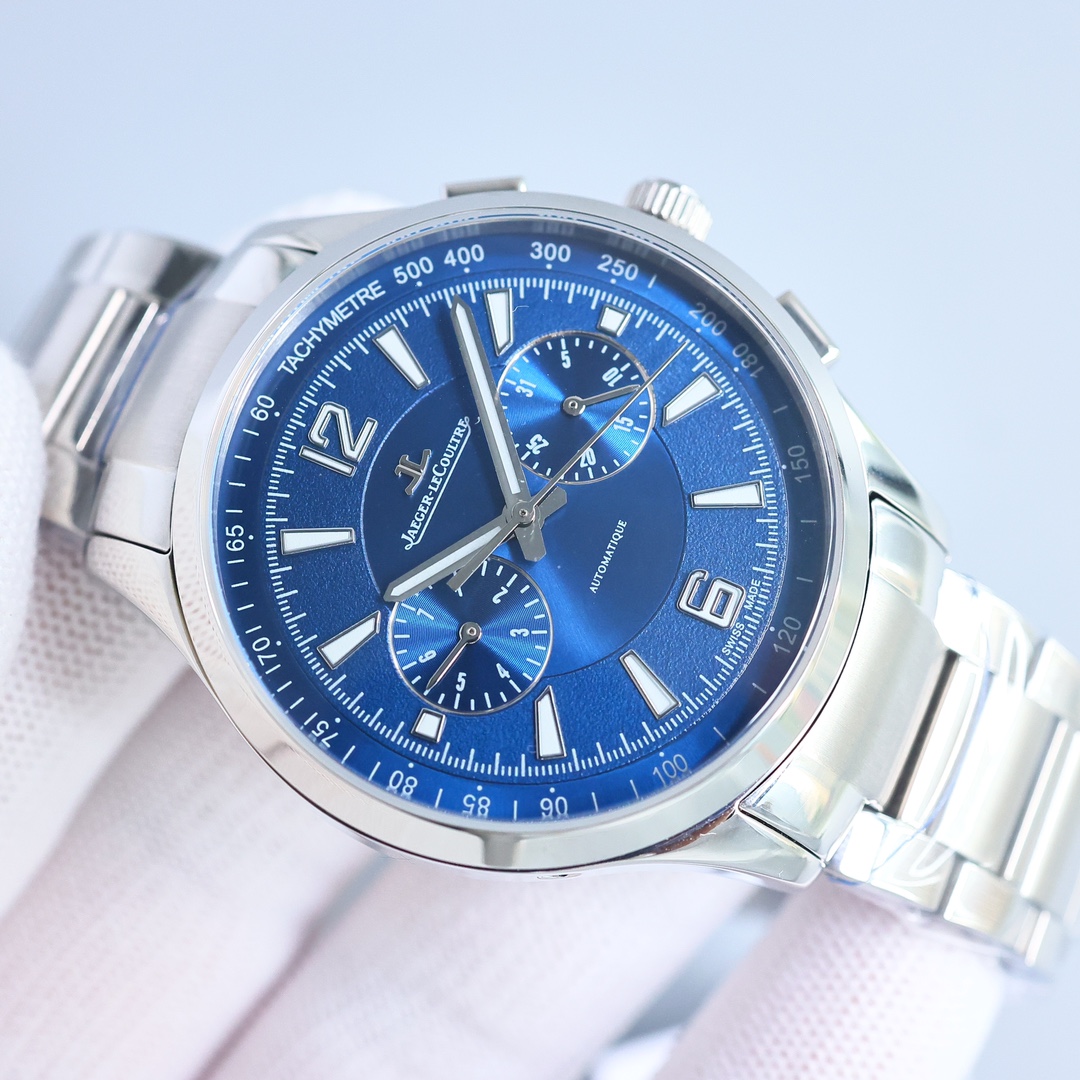 Jaeger-LeCoultre Watch 42mm Rose Gold / Silver - watch0417 - Image 4