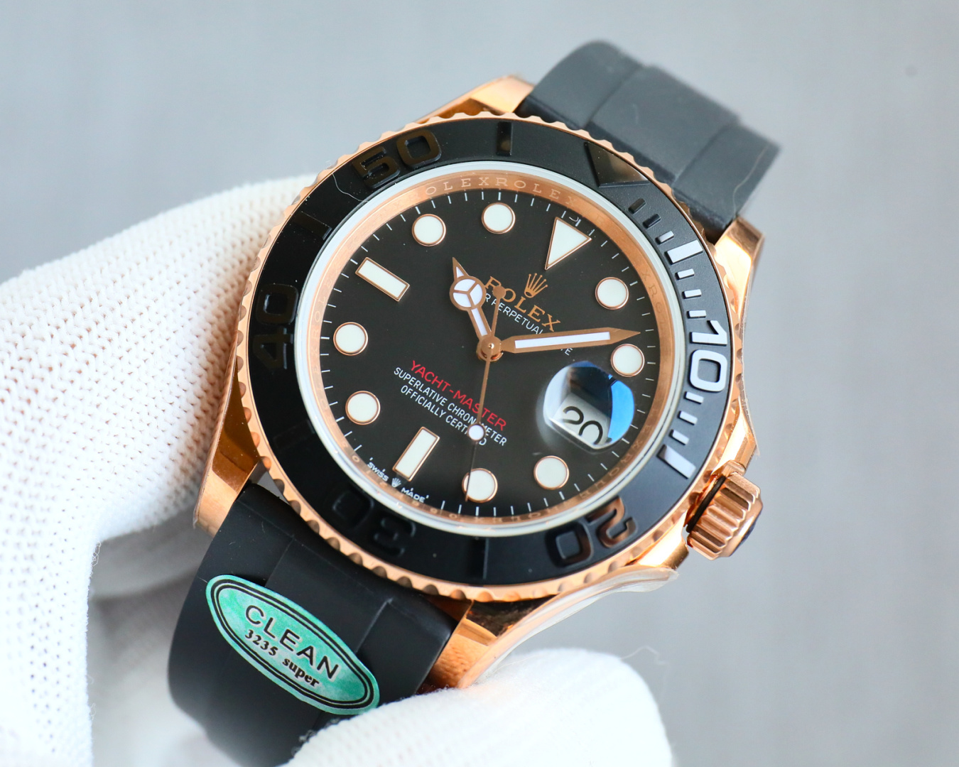 Rolex Yacht-Master 40mm Black - watch0476 - Image 4