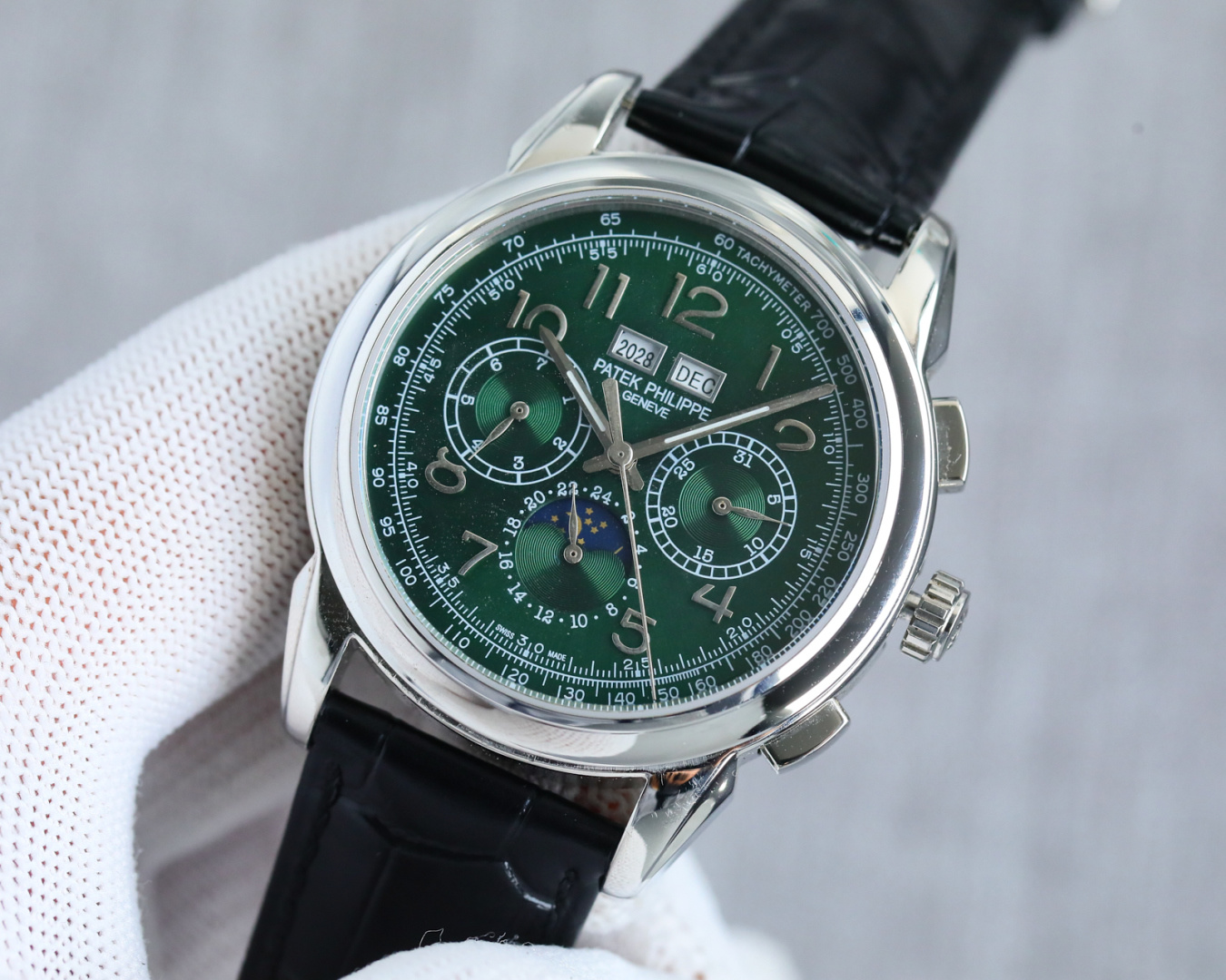 Patek Philippe Watch 41mm White / Gold - watch0479 - Image 4