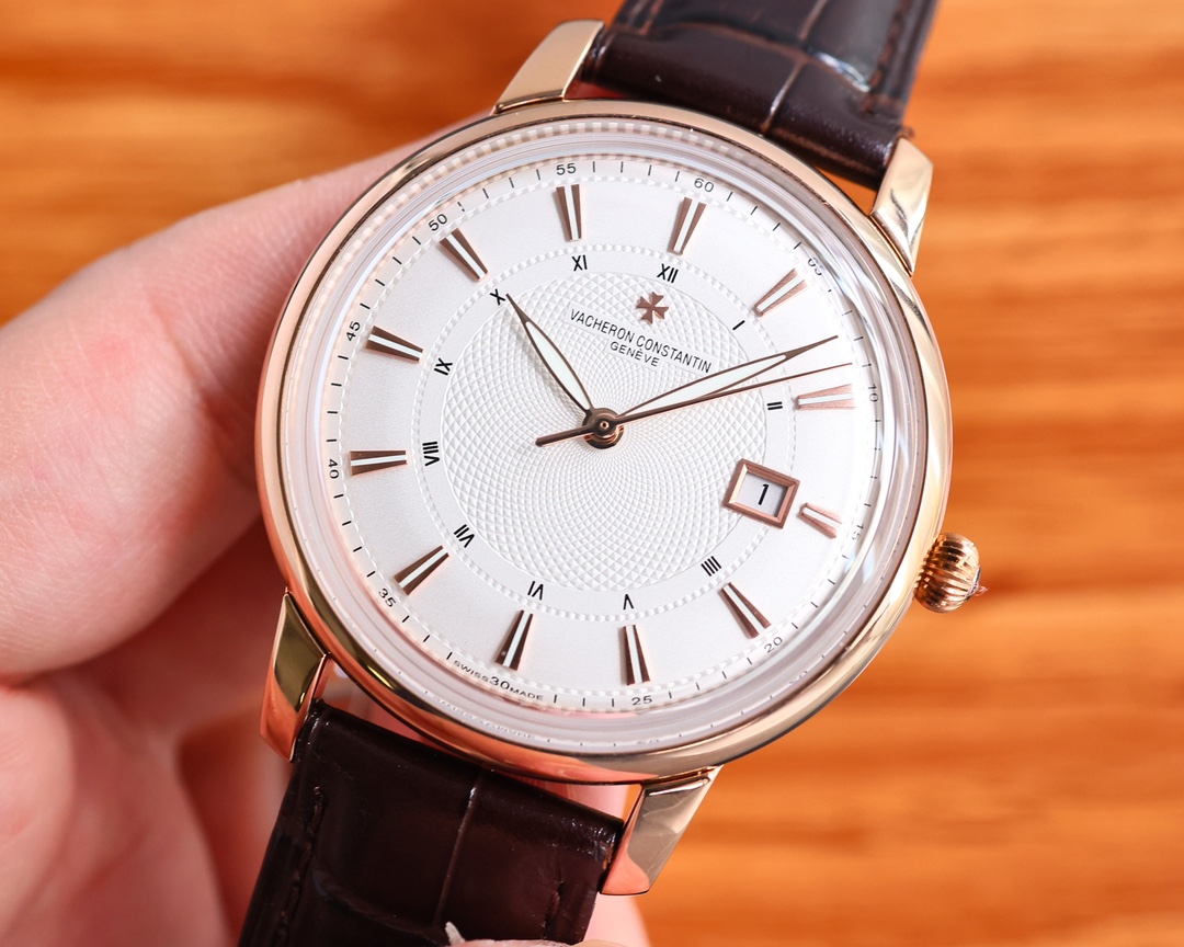 Vacheron Constantin Watch 42mm White / Gold - watch0484 - Image 4