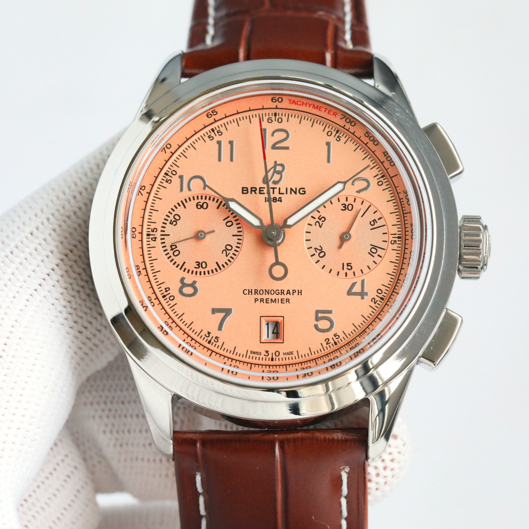 Breitling Watch 42mm Silver - watch0498 - Image 4