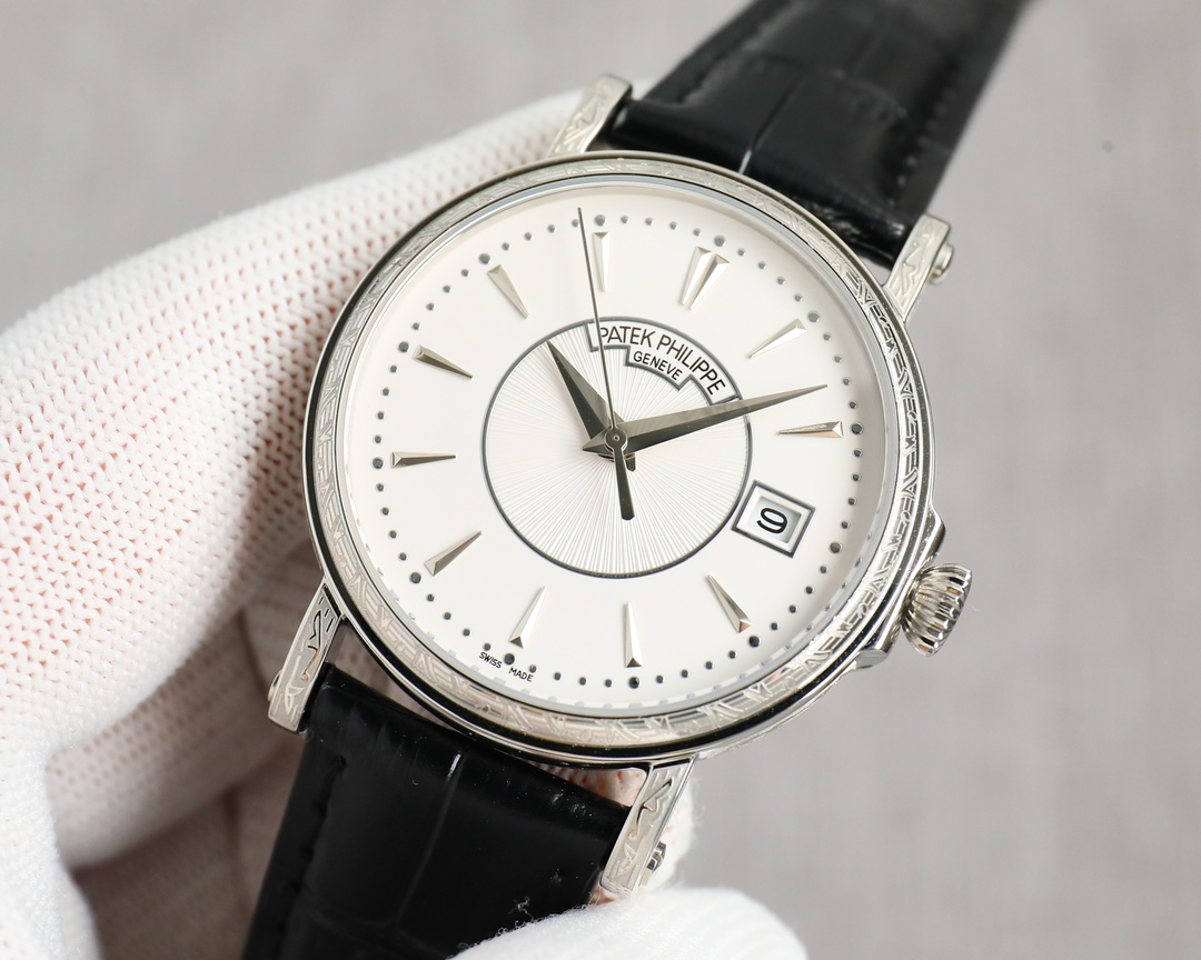 Patek Philippe Watch 38mm White / Rose Gold - watch0512 - Image 4