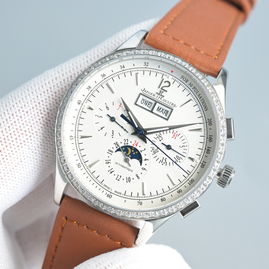 Jaeger-LeCoultre Watch 40mm Rose Gold / Silver - watch0523 - Image 4