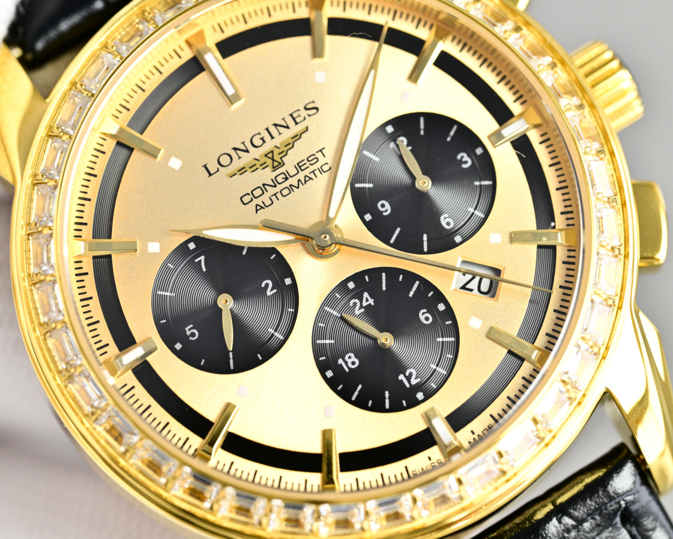 Longines Conquest White / Gold - watch0542 - Image 4
