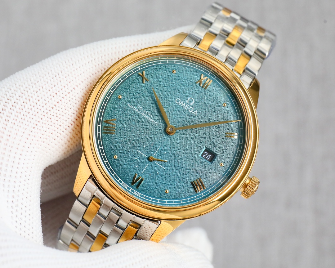 Omega De Ville Rose Gold / Silver - watch0557 - Image 4