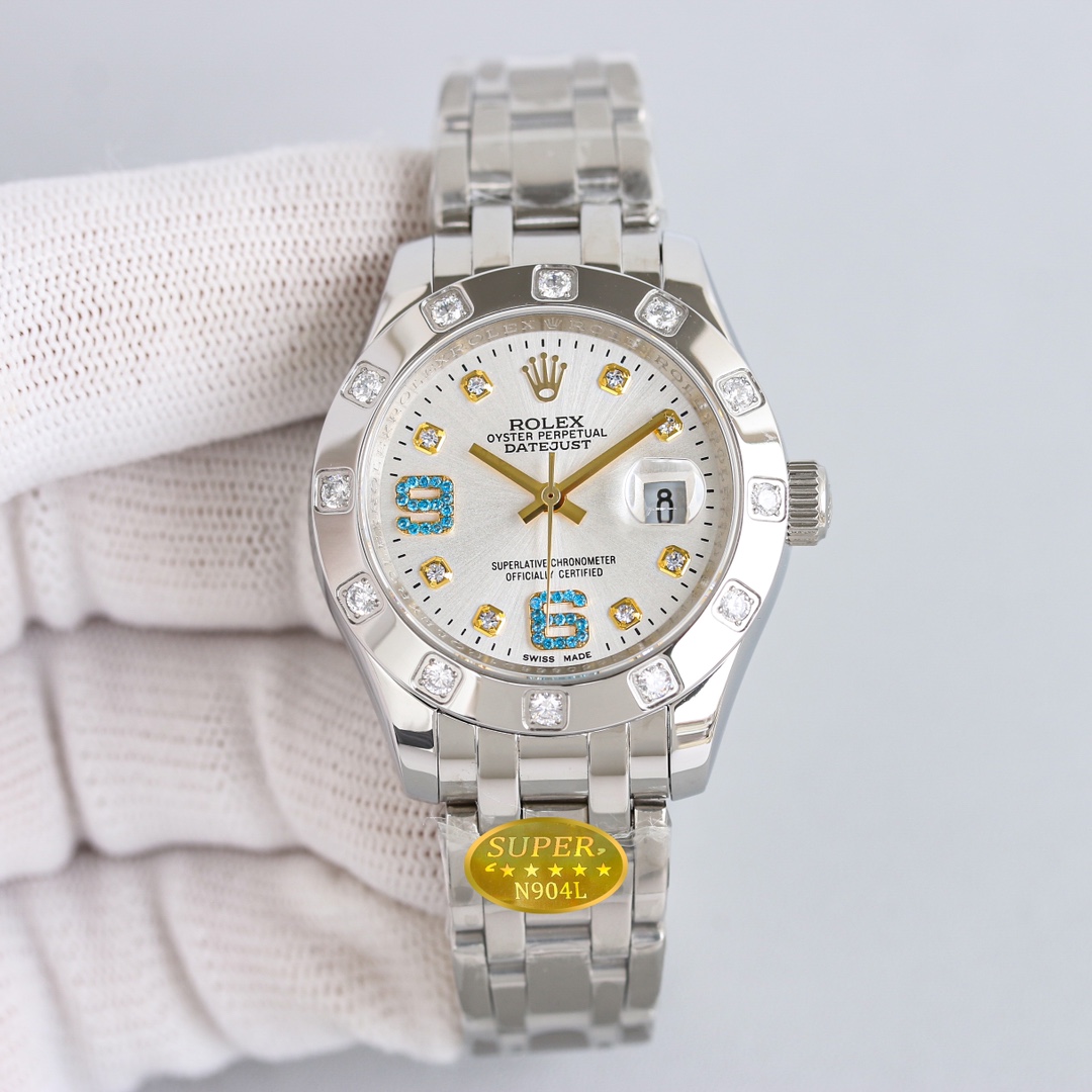 Rolex Watch 34mm Gold - watch0588 - Image 4