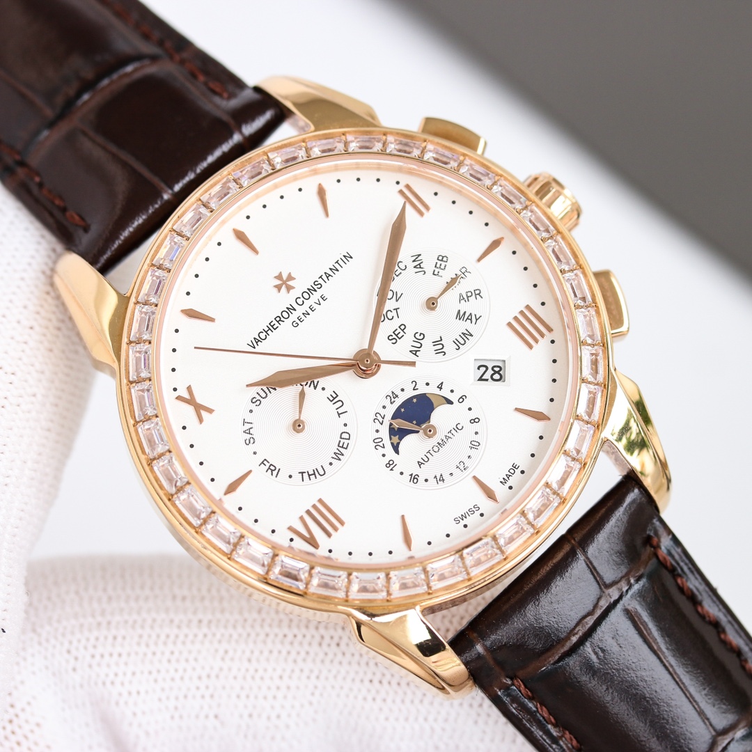 Vacheron Constantin Watch White / Gold - watch0593 - Image 4