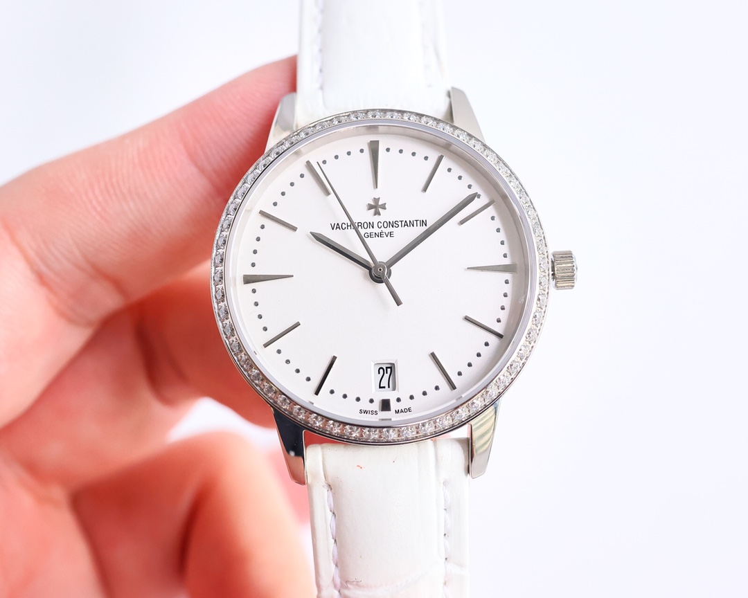 Vacheron Constantin Watch 33mm White / Gold - watch0596 - Image 4