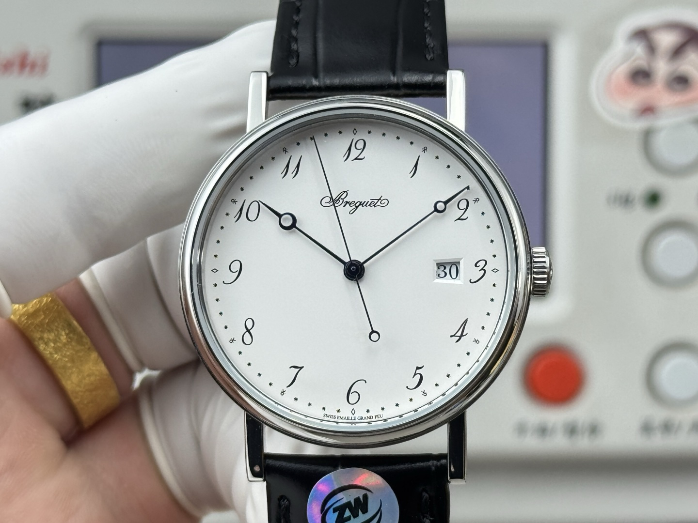 Classic Watch 38mm White / Rose Gold - watch0601 - Image 4
