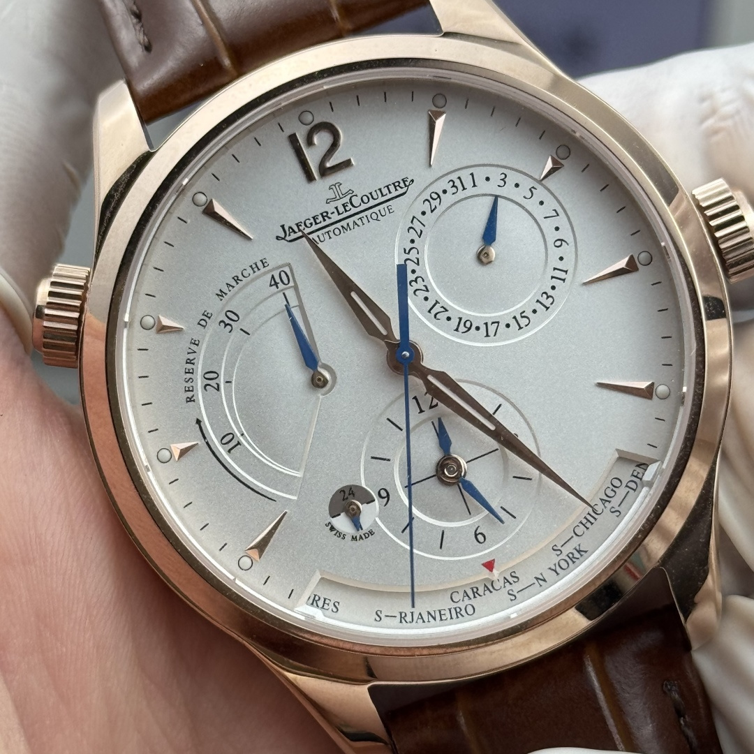 Jaeger-LeCoultre Watch 42mm Rose Gold / Silver - watch0611 - Image 4