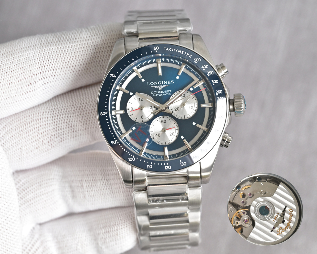 Longines Conquest 42mm Black / Silver - watch0706 - Image 4