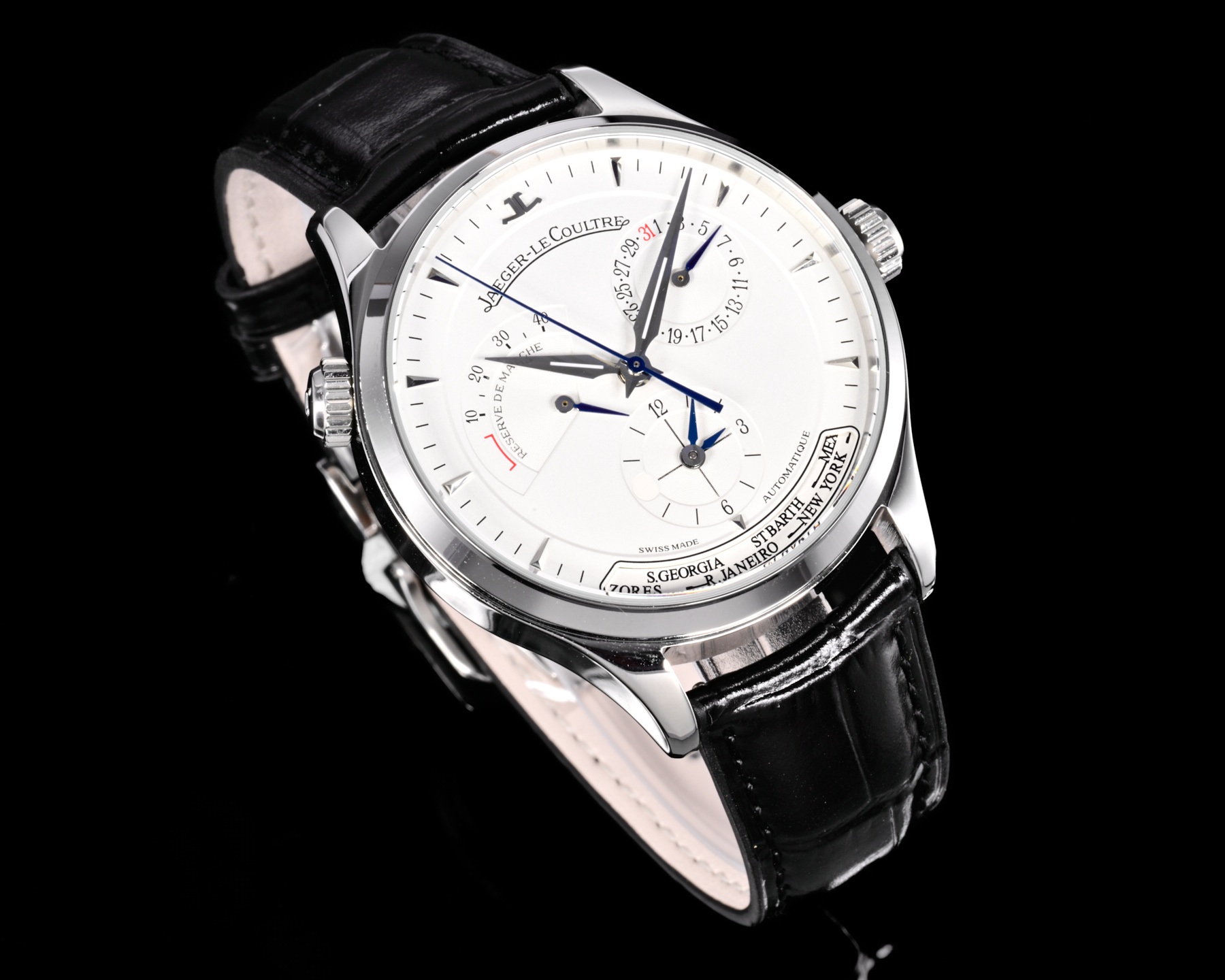 Jaeger-LeCoultre Watch 42mm Rose Gold / Silver - watch0719 - Image 4
