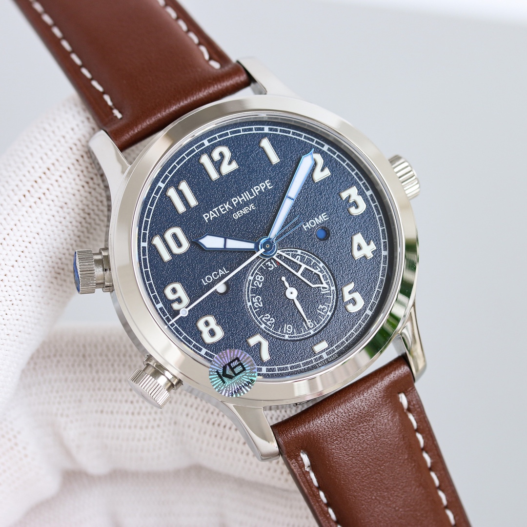 Patek Philippe Watch 42mm White / Blue - watch0750 - Image 4