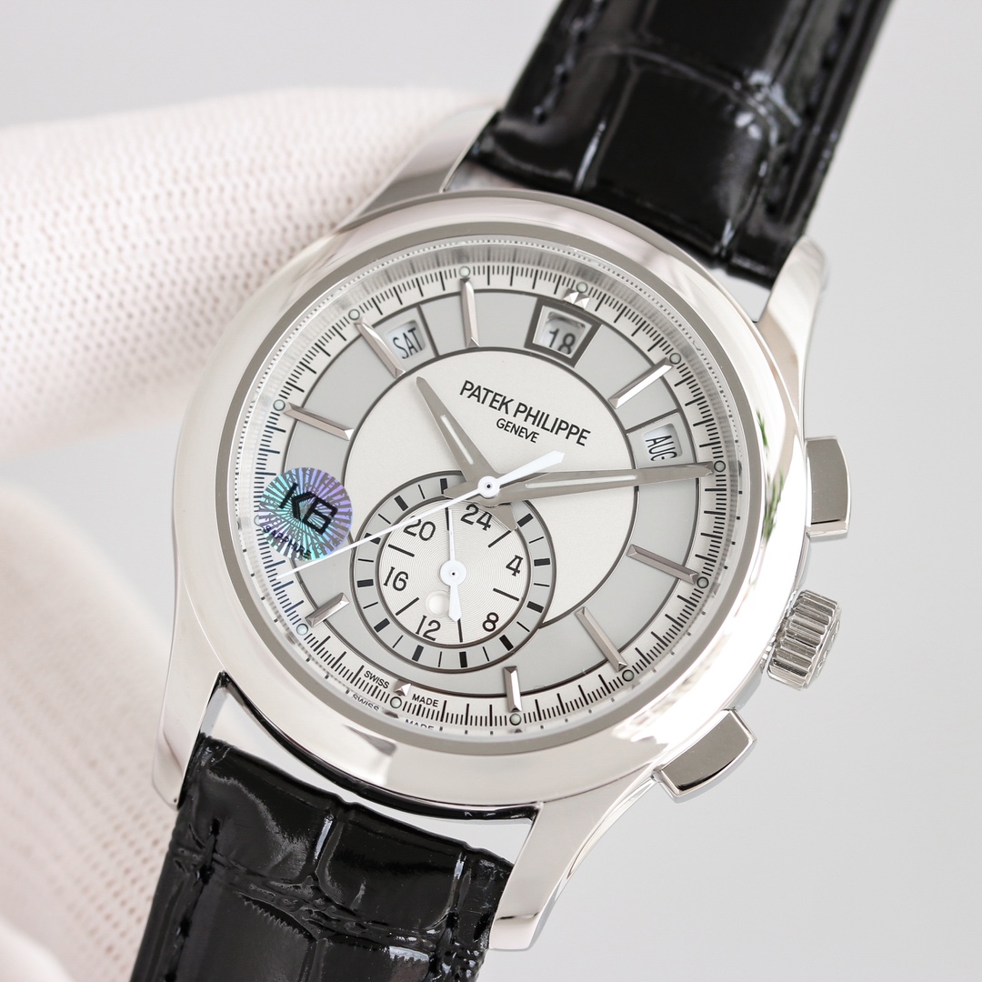 Patek Philippe Nautilus White / Rose Gold - watch0752 - Image 4