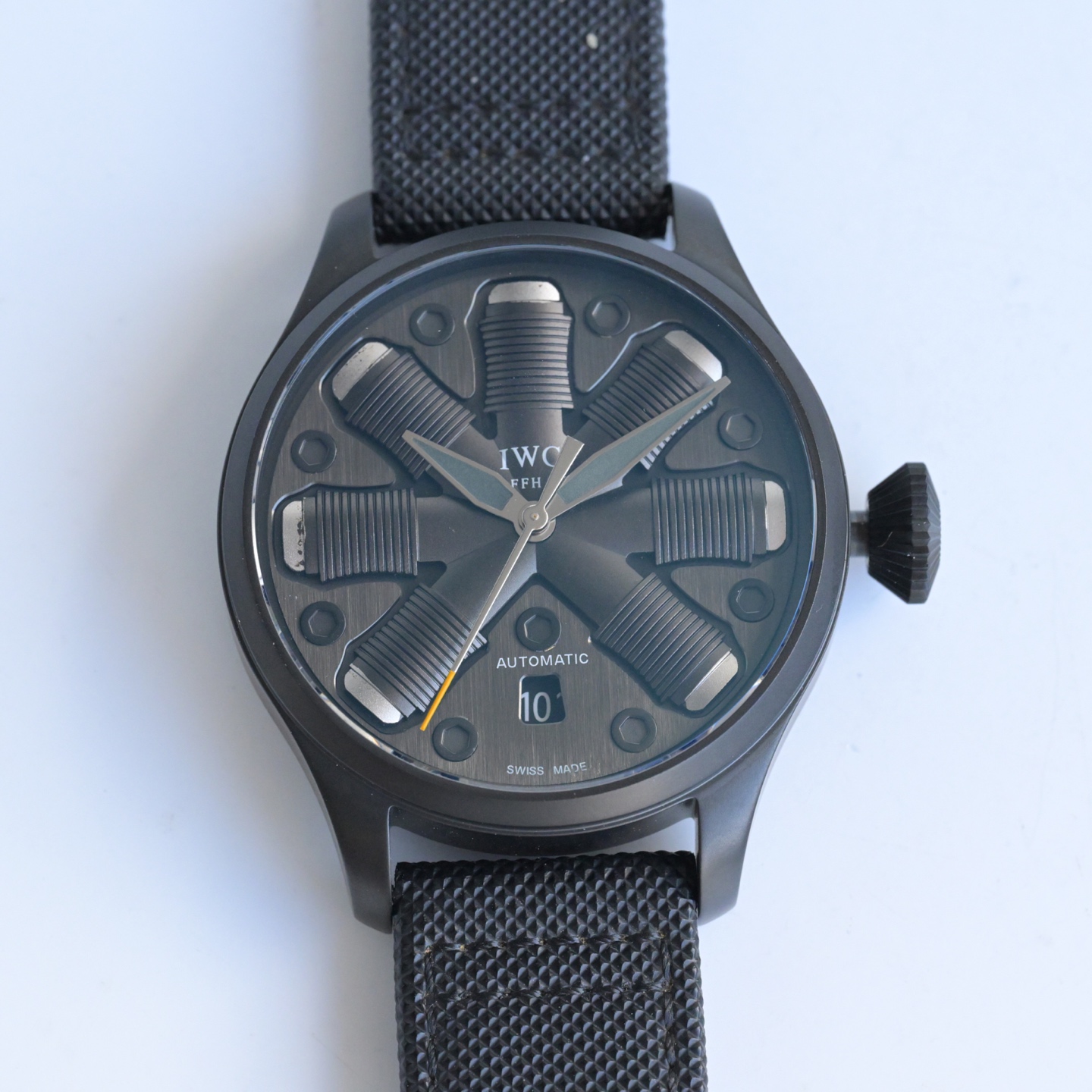 IWC Watch 46mm Blue / Silver - watch0754 - Image 4