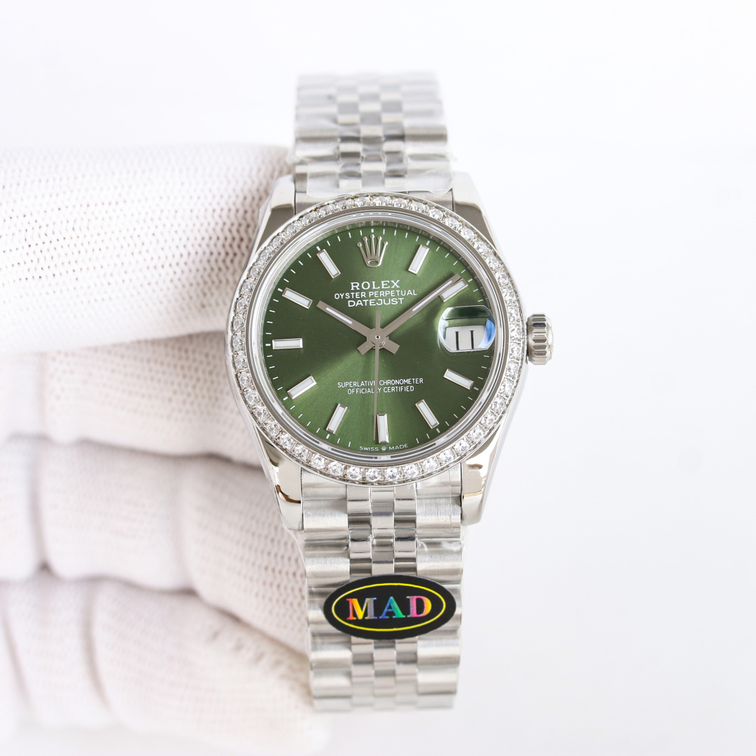 Rolex Datejust 31mm Silver - watch0770 - Image 4