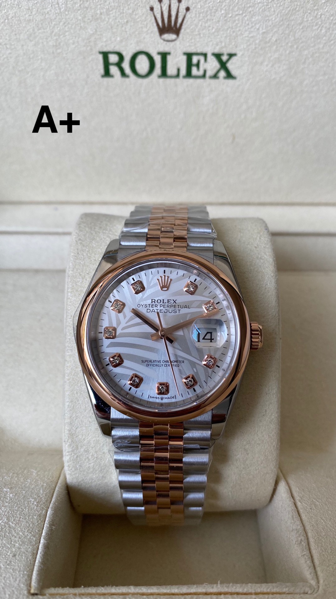 Rolex Datejust 36mm Blue / Silver - watch0823 - Image 4