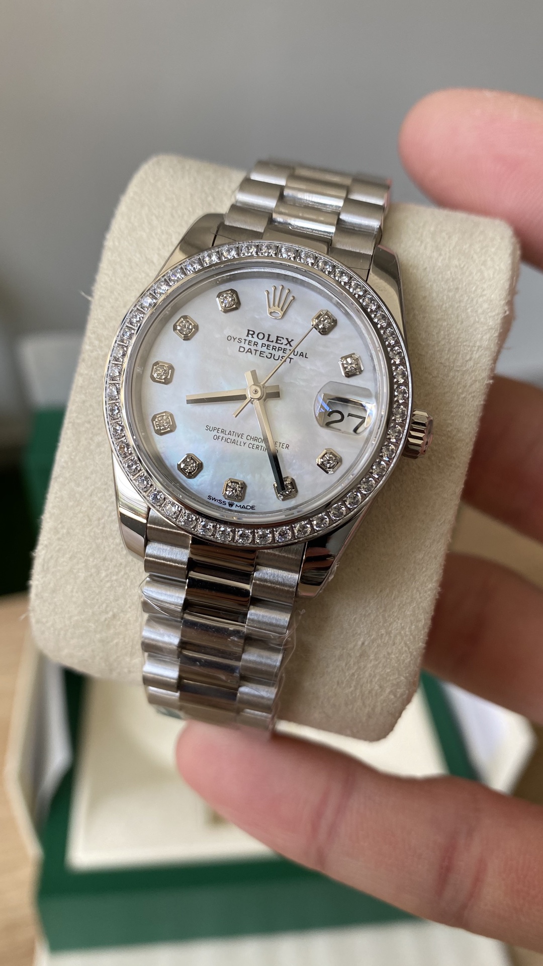Rolex Datejust 31mm Blue / Silver - watch0826 - Image 4