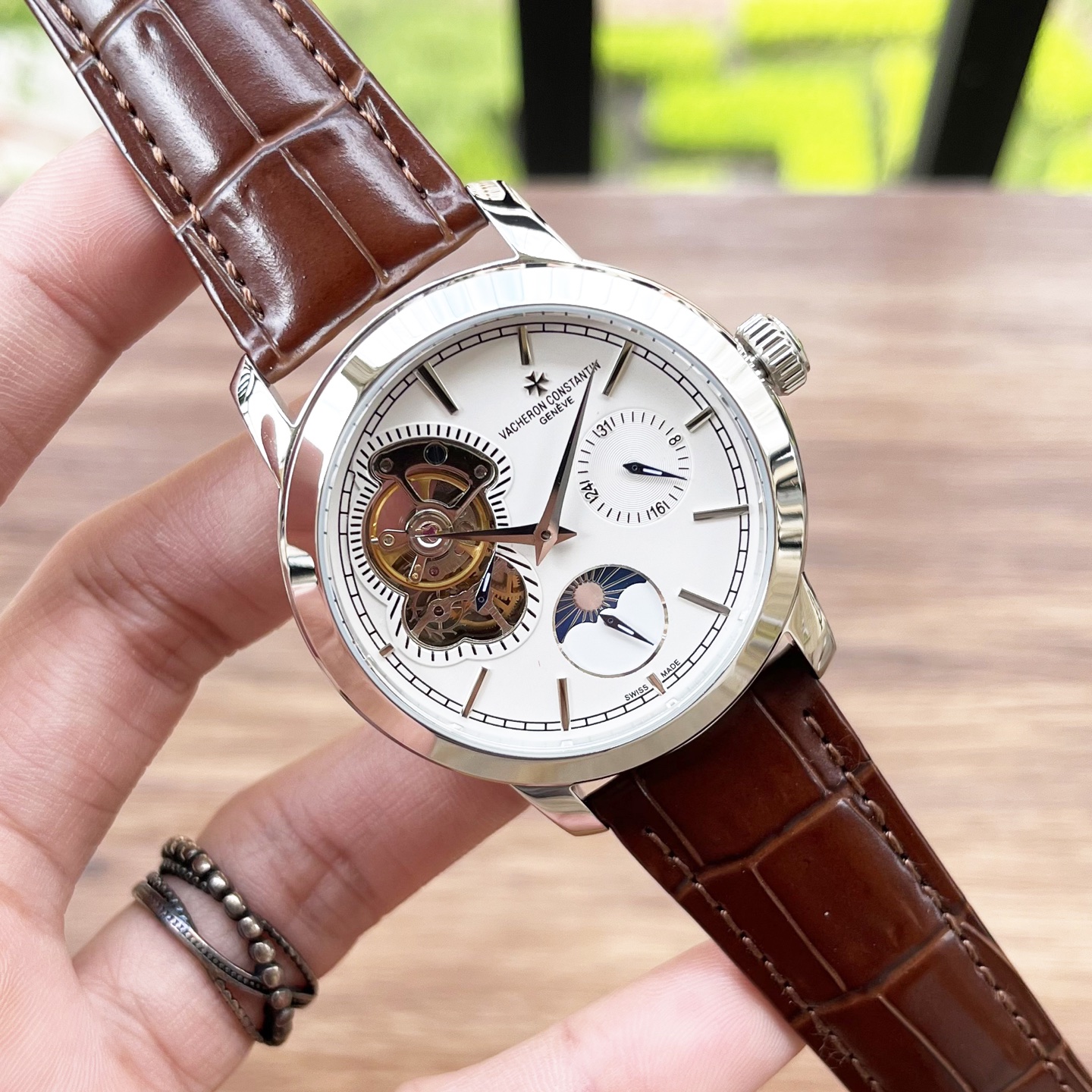 Vacheron Constantin Watch 41mm Silver - watch0839 - Image 4