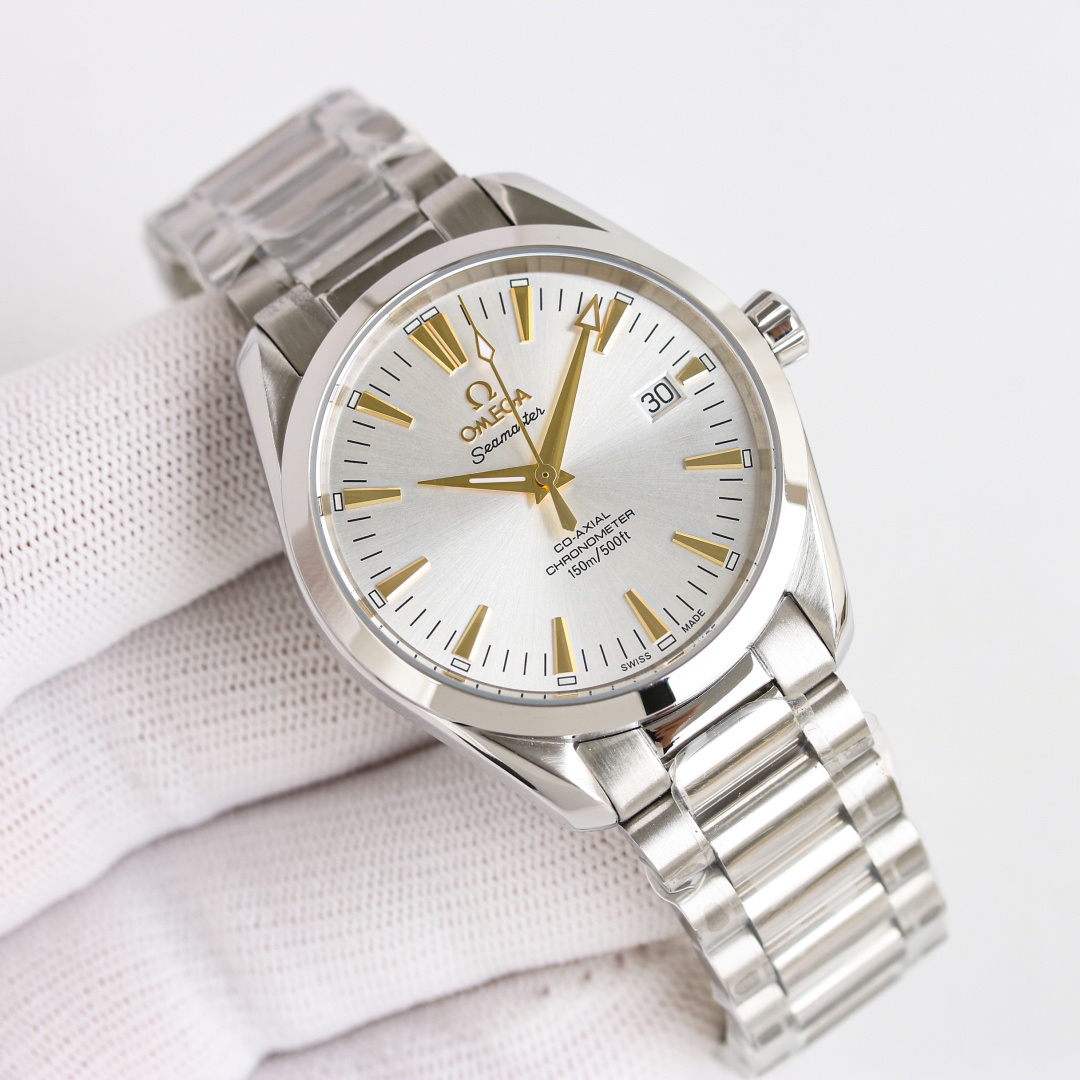 Omega Seamaster 39mm Silver - watch0868 - Image 4