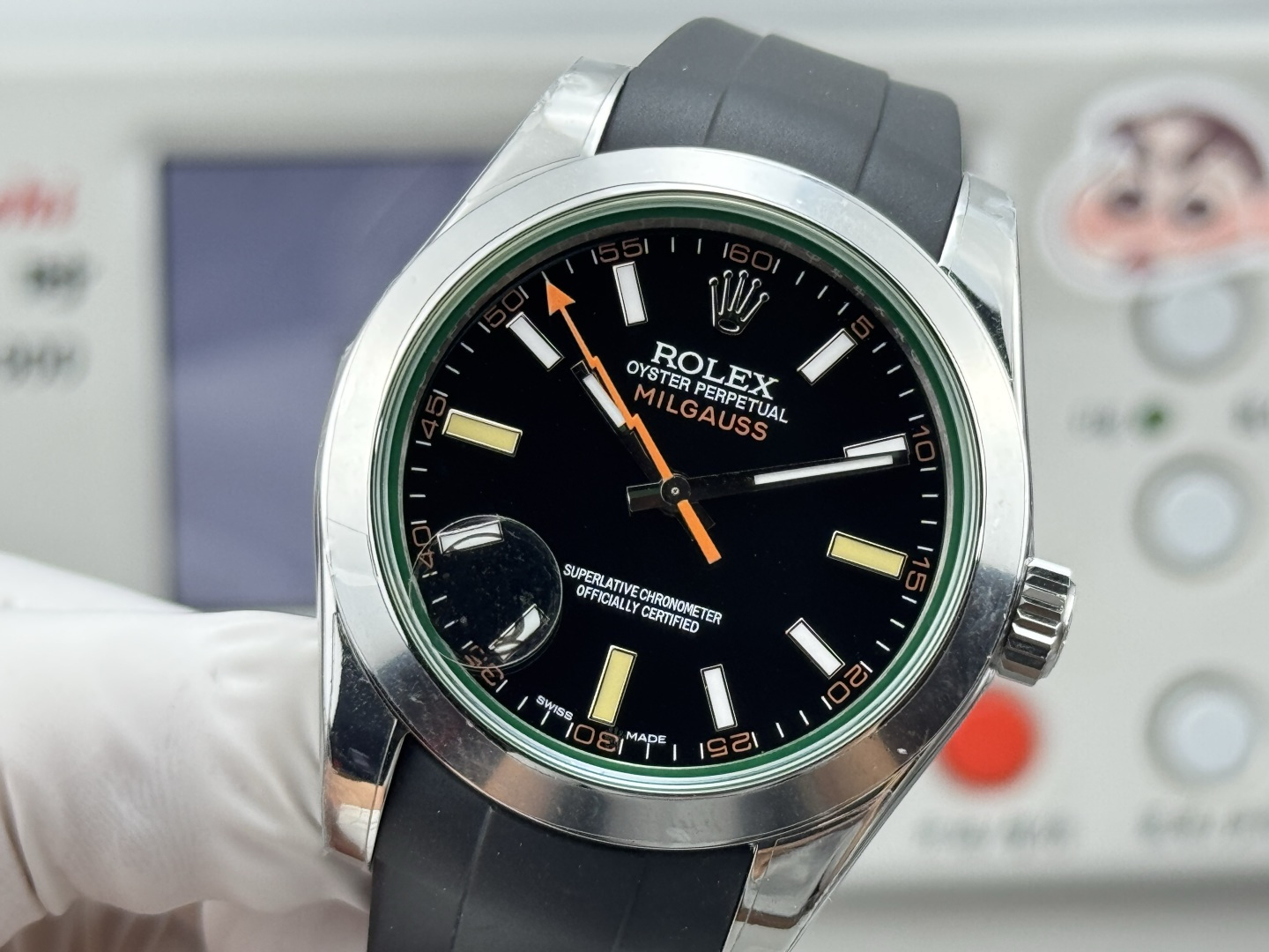 Rolex Watch 40mm White / Blue - watch0883 - Image 4