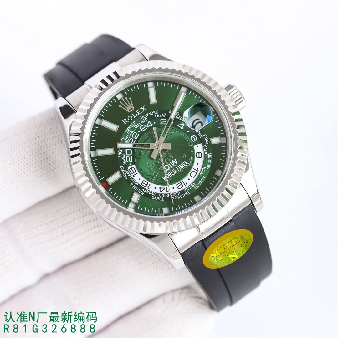 Rolex Watch 42mm Blue / Silver - watch0922 - Image 4