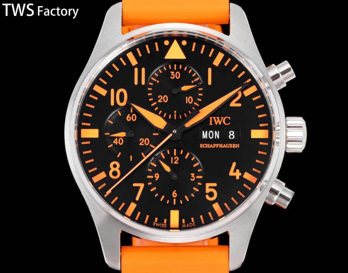 IWC Pilot Blue / Silver - watch0933 - Image 4