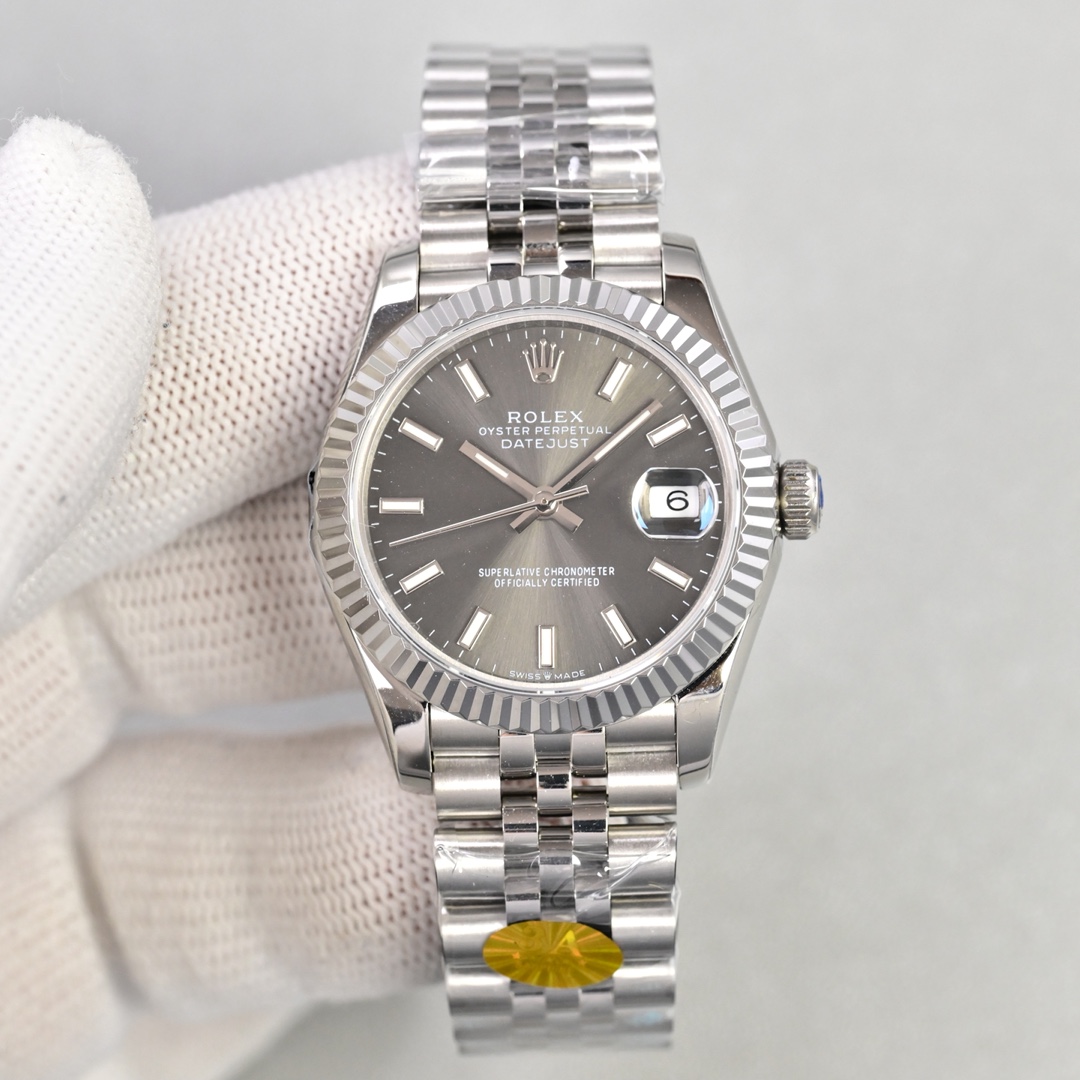 Rolex Datejust 31mm White - watch0936 - Image 4