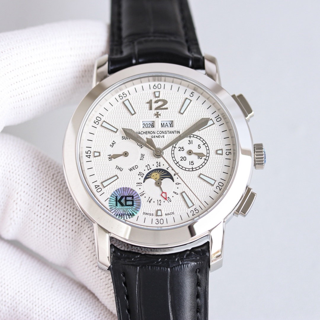 Vacheron Constantin Watch White / Rose Gold - watch0944 - Image 4