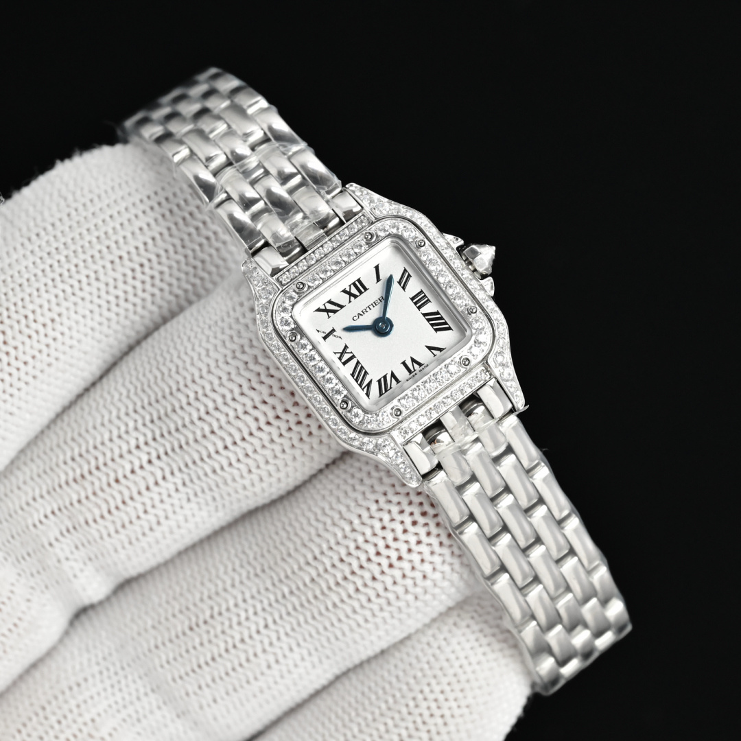 Cartier Watch 25mm White / Blue - watch0979 - Image 4