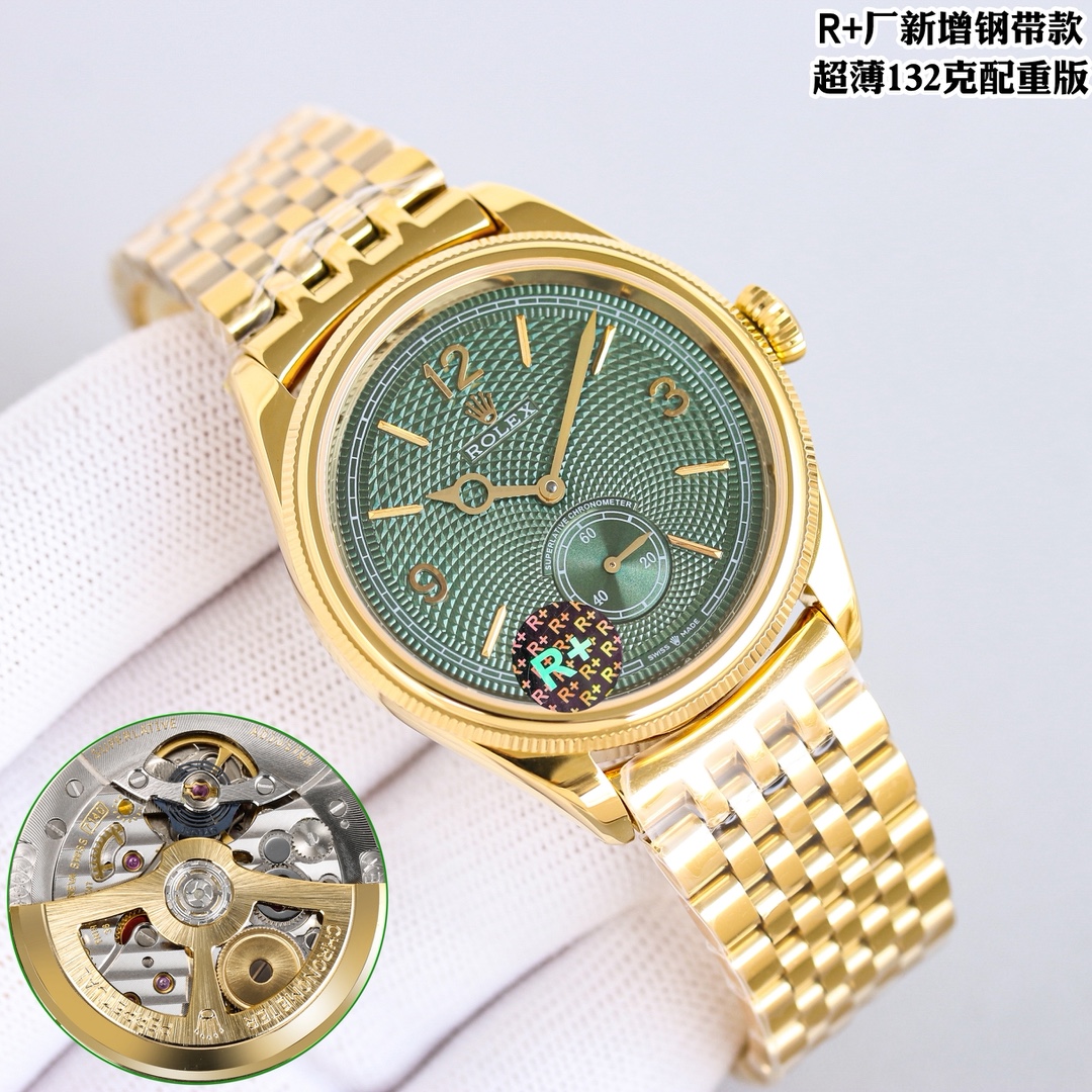 Classic Watch 39mm Blue / Gold - watch0985 - Image 4