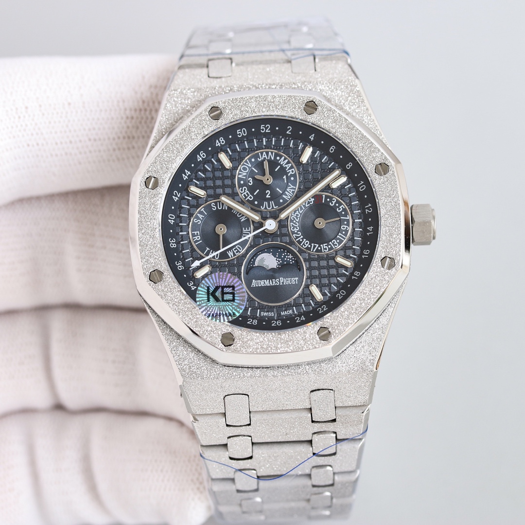 Audemars Piguet Royal Oak 41mm Rose Gold / Silver - watch0997 - Image 4