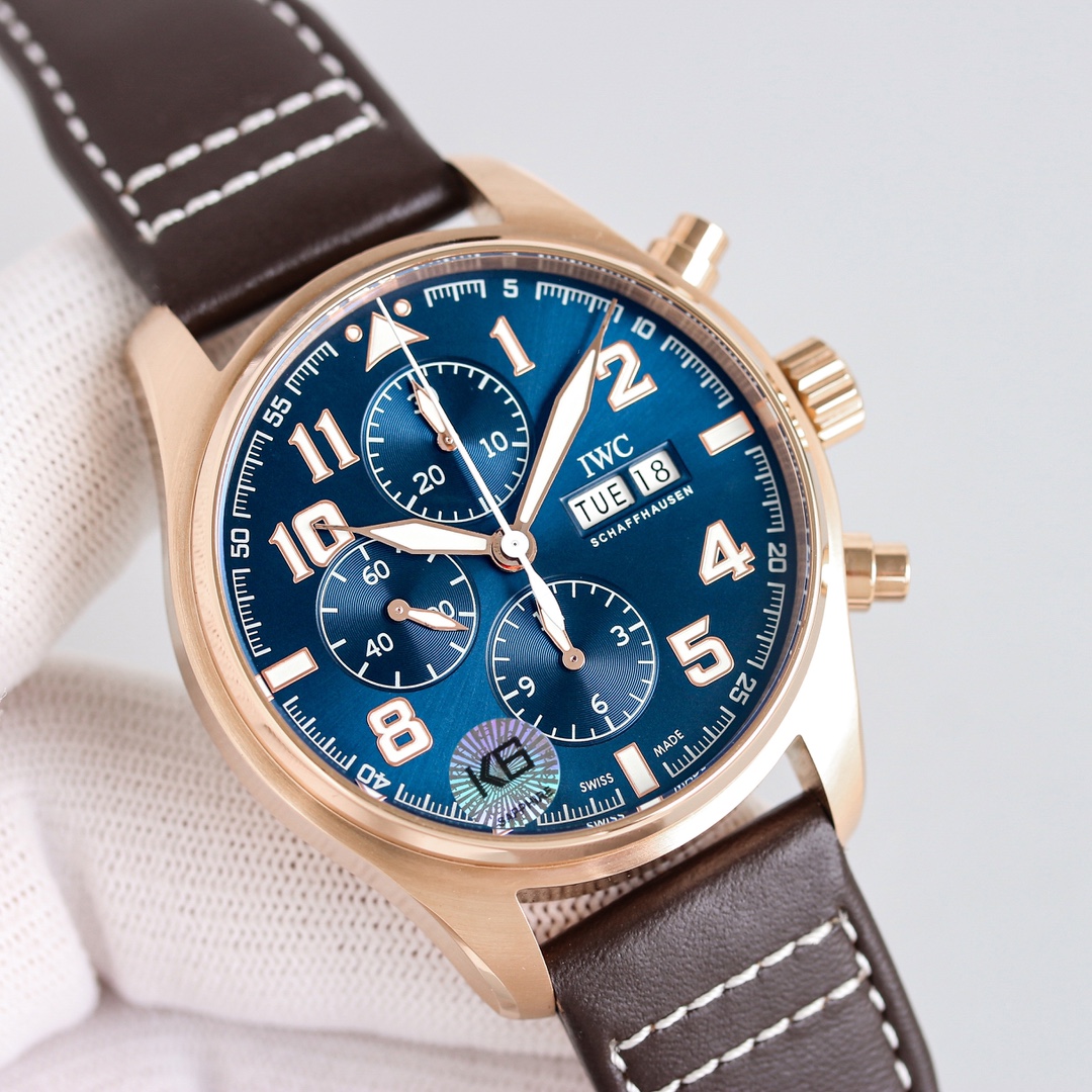 IWC Pilot Blue / Green - watch1001 - Image 4