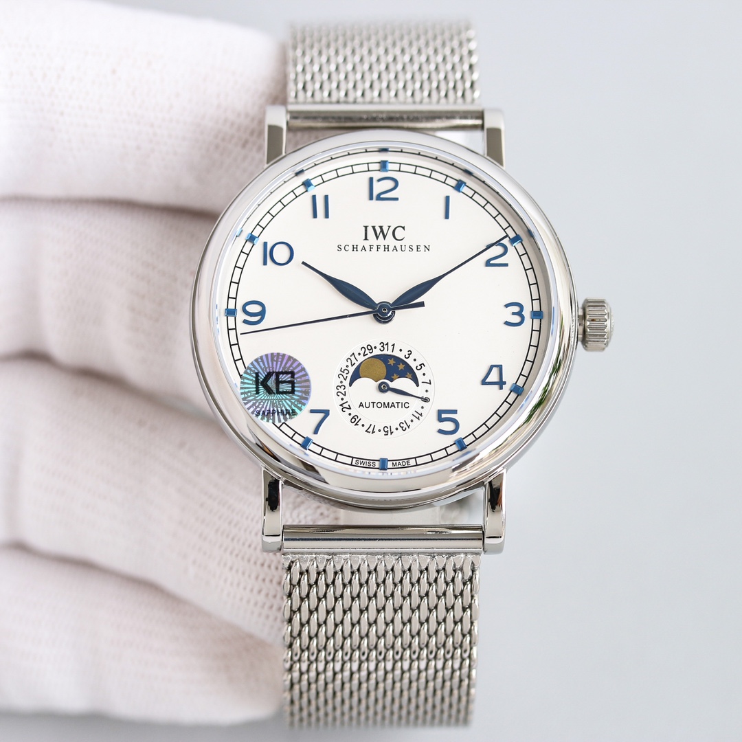 IWC Watch 39mm Rose Gold / Silver - watch1018 - Image 4