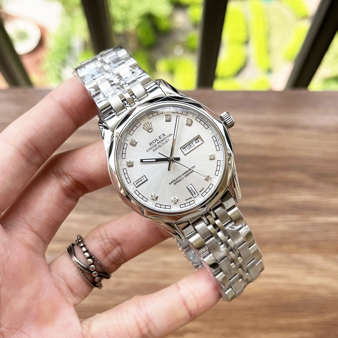 Classic Watch Silver - watch1057 - Image 4