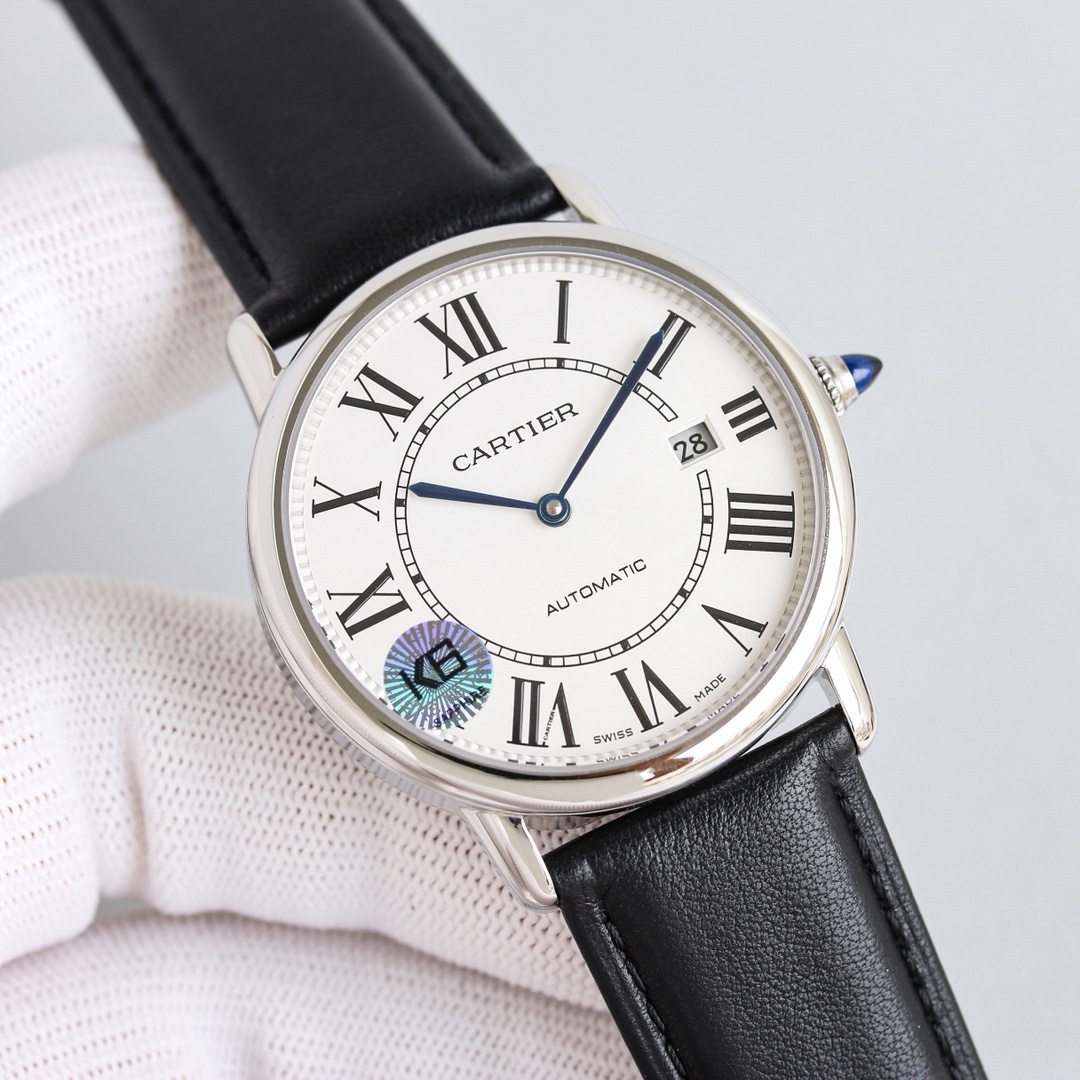 Cartier Watch 40mm White / Gold - watch1092 - Image 4