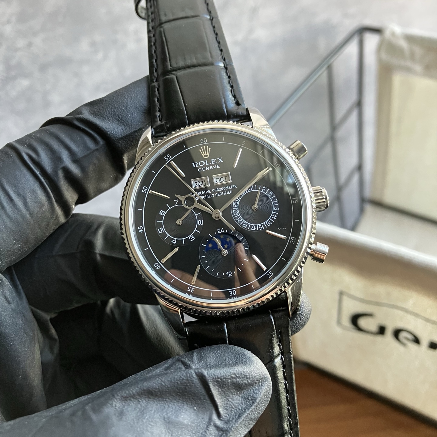 Rolex Watch 43mm Silver - watch1111 - Image 4
