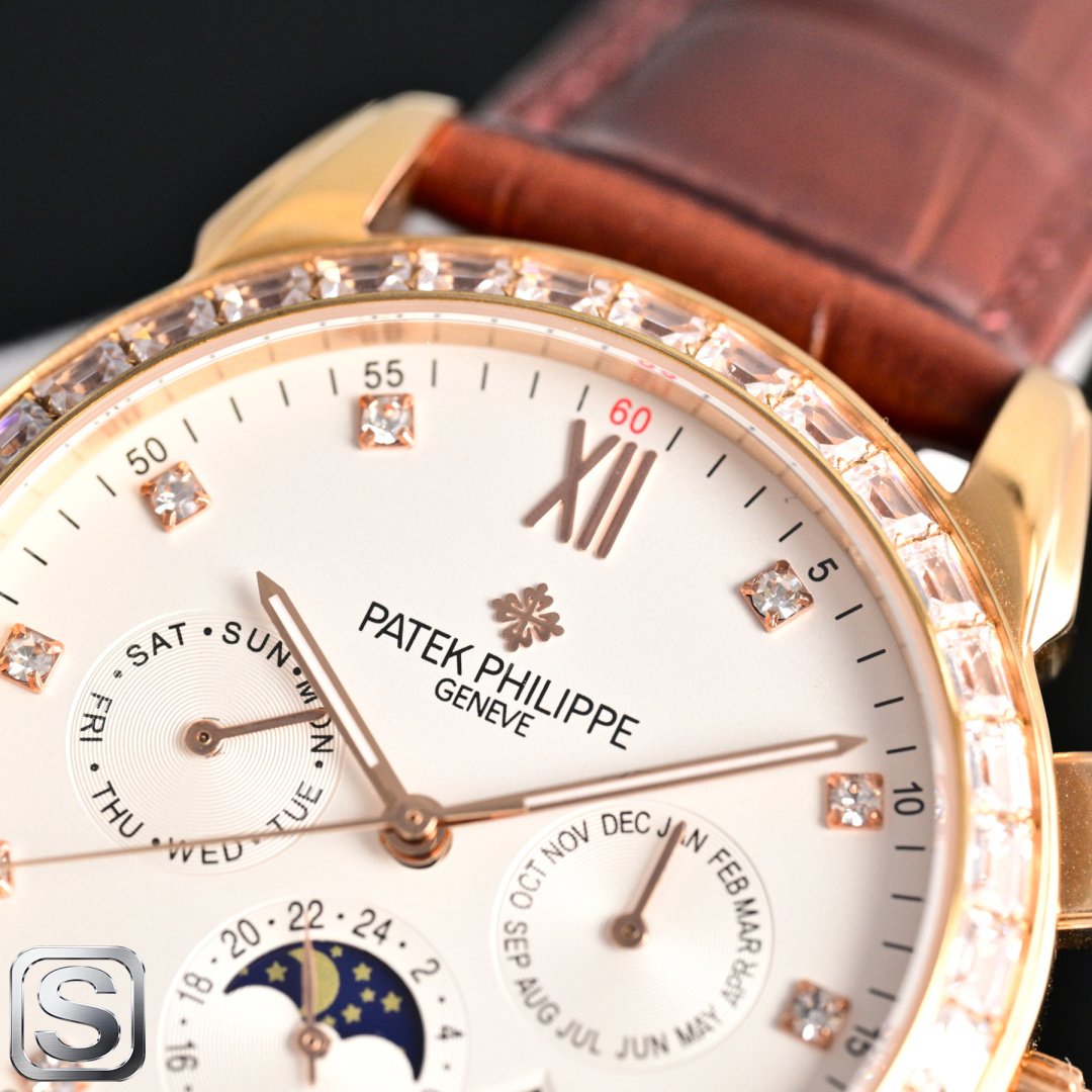 Patek Philippe Watch 41mm White / Gold - watch1114 - Image 4