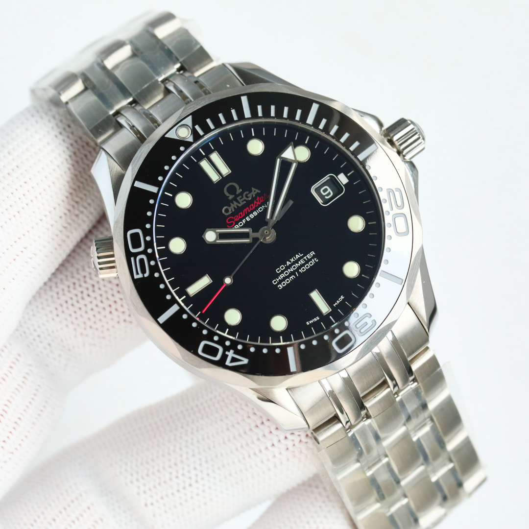 Omega Seamaster Blue / Silver - watch1199 - Image 4